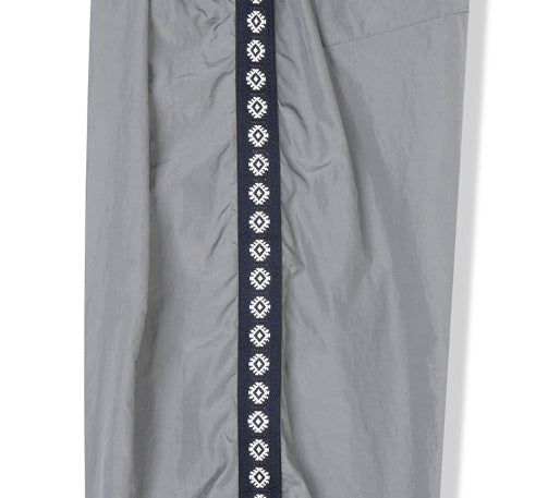 Route Track Color Matching Wide Pants