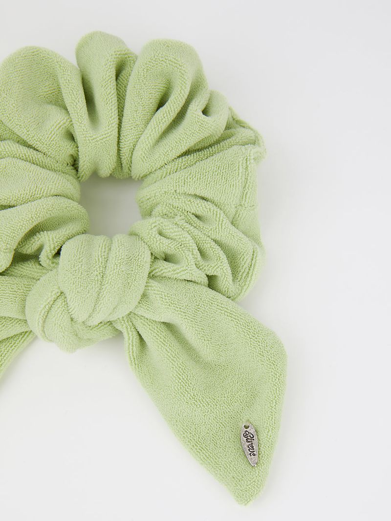TERRY RIBBON SCRUNCHIE_LIME