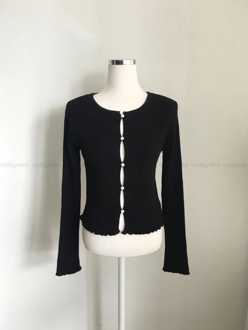 Owen frill cardigan