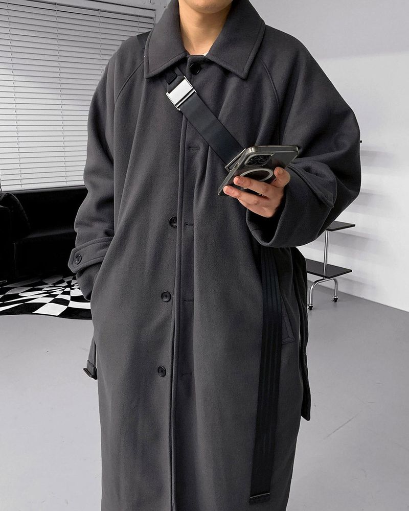 SK Maison Wool Mac Coat (2 colors)