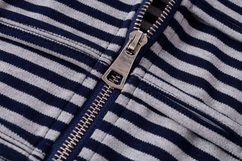 Camille Double Button Hood Zip-Up