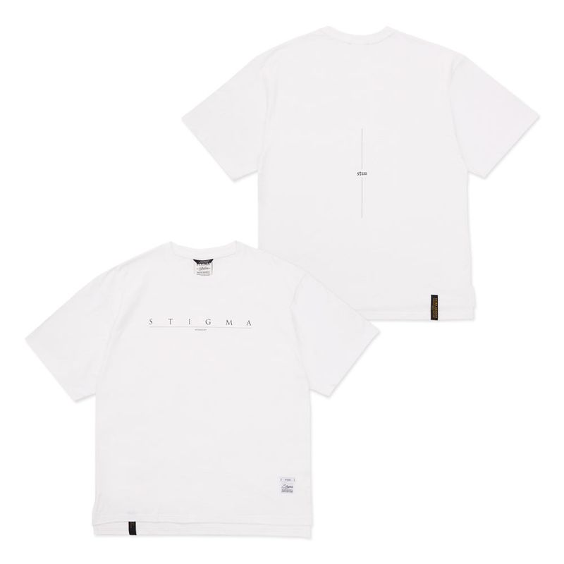 STIGMA(スティグマ)の「Serif Oversized Short Sleeves T-Shirts Black / White(Tops)」