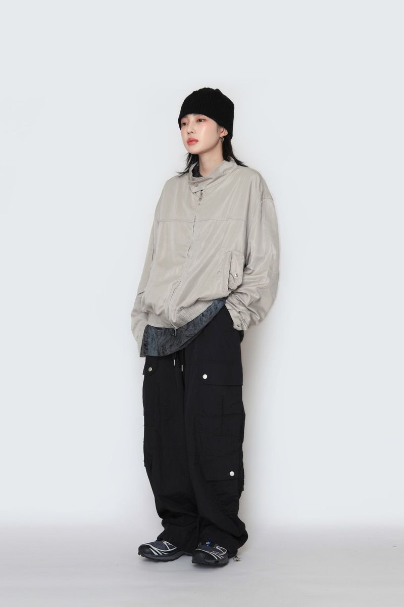 shuffle neck jacket