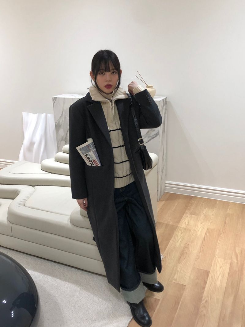 Serac zip-up knit