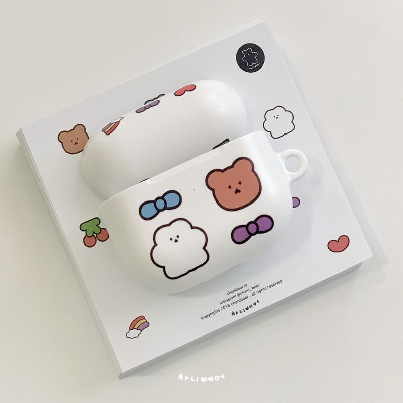 Chanibearの「White Cherry Chanibear Airpods Case(Smartphone Accessories)」