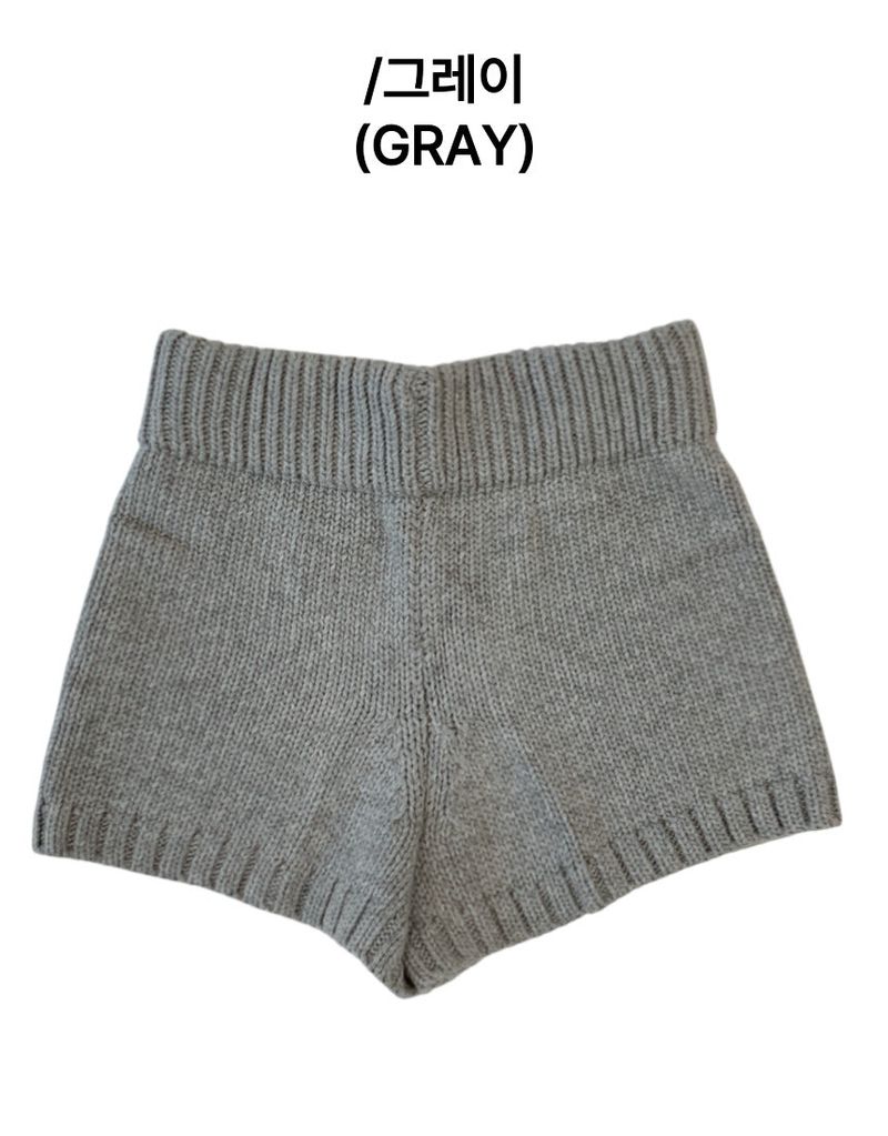 JENNIE knits short pants(2colors)