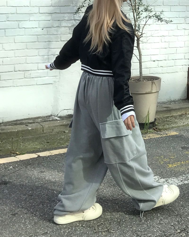 Daily Hip Crop Varsity Jacket