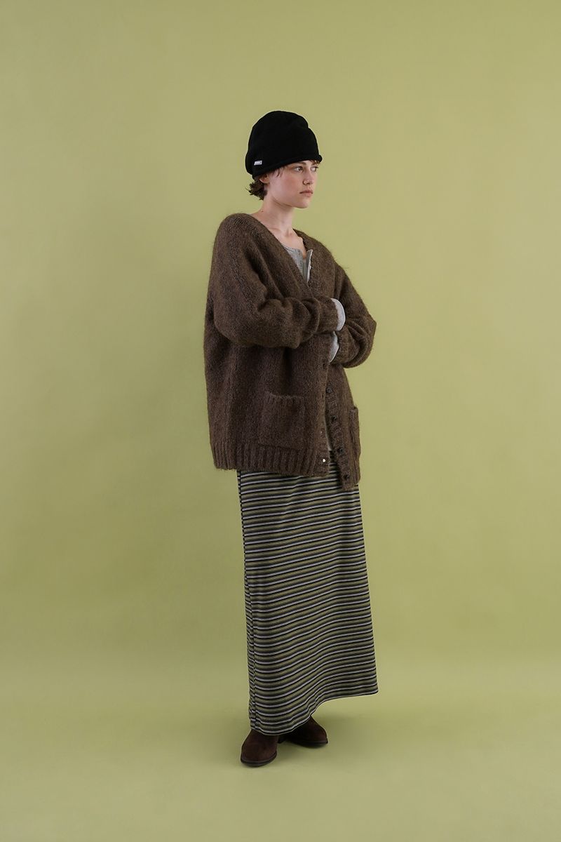 Softy alpaca cardigan_brown