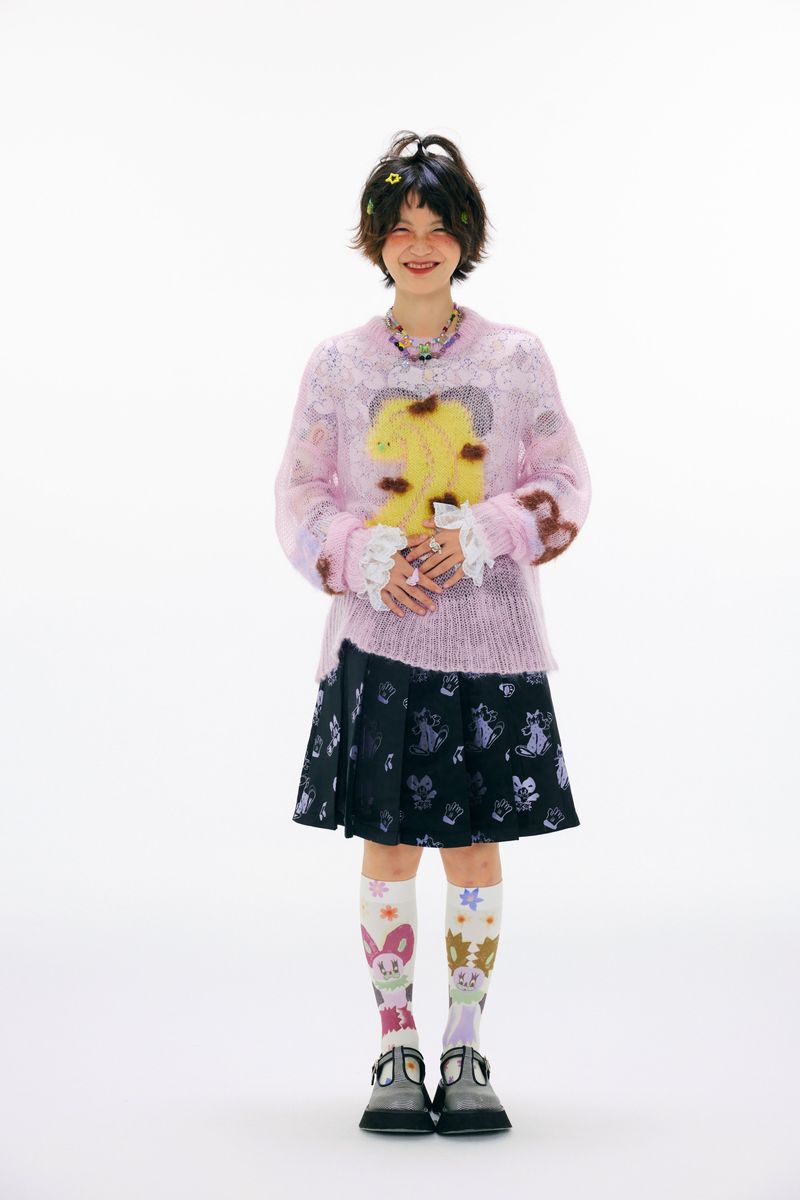 Pink Knitted Shirt