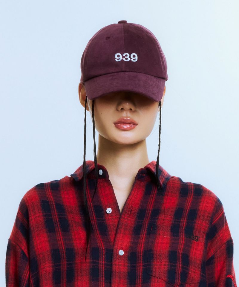 ARCHIVE BOLD（アーカイブボールド）の「939 ロゴ 6-パンナーキャップ (バーガンディー)（帽子）」