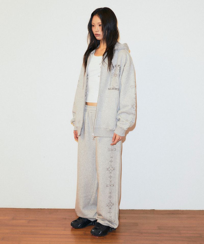 CROSS STUD SWEATPANT