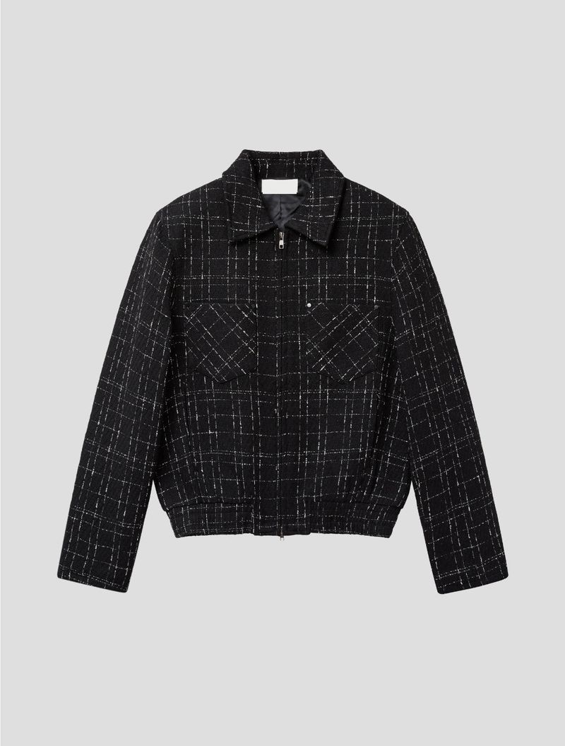 Elruho Crop Tweed Jacket