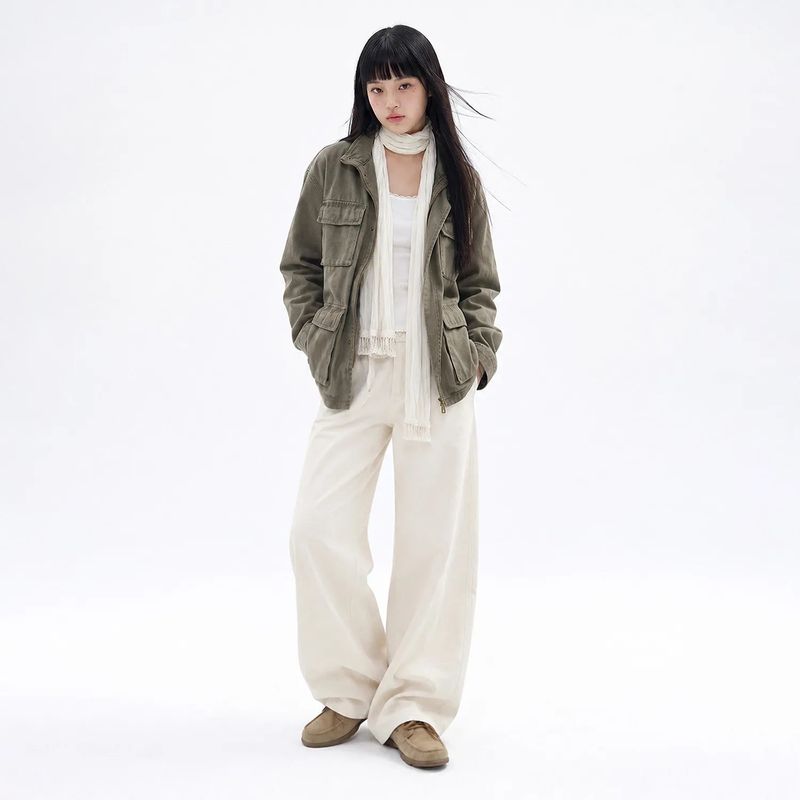 RANDOMOFF（ランダムオフ）の「BTB : コンフィ ジーンズ [CREAM]（パンツ）」