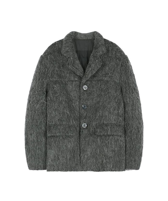 Alpaca Oversize Jacket (GRAY)