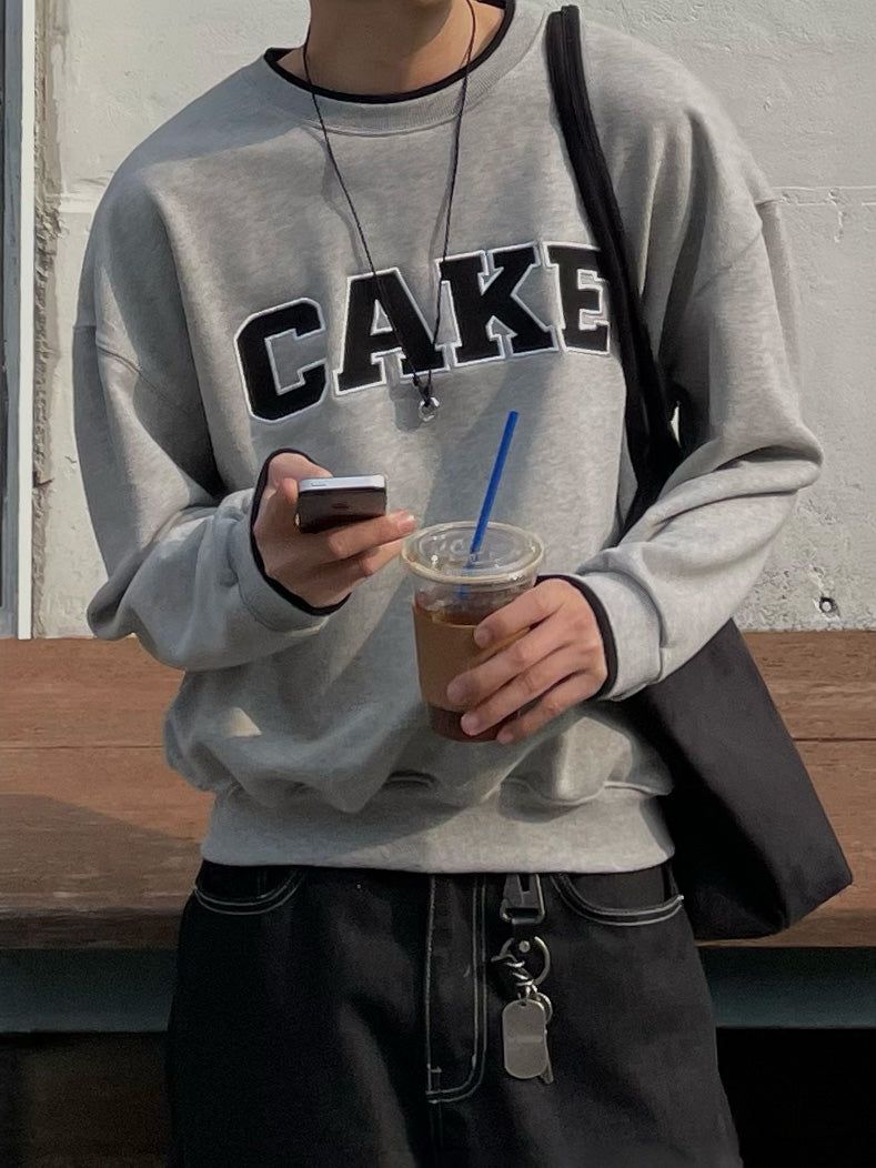 ESOO（イス）の「sweet cake color-block sweatshirt (3colors)（Tops）」