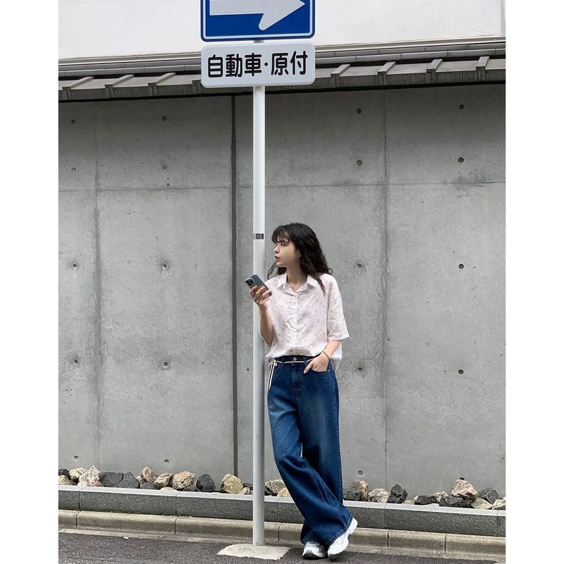 Palms Flower Blouse