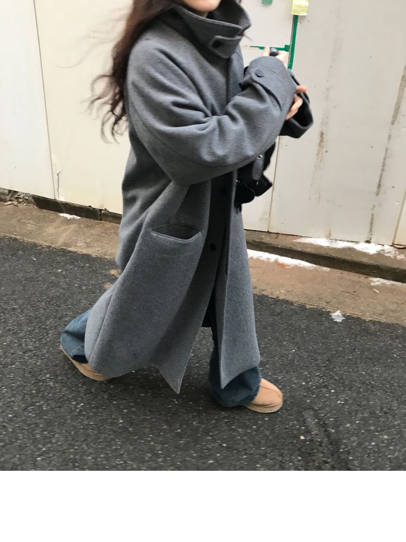 レオンウールロングコート