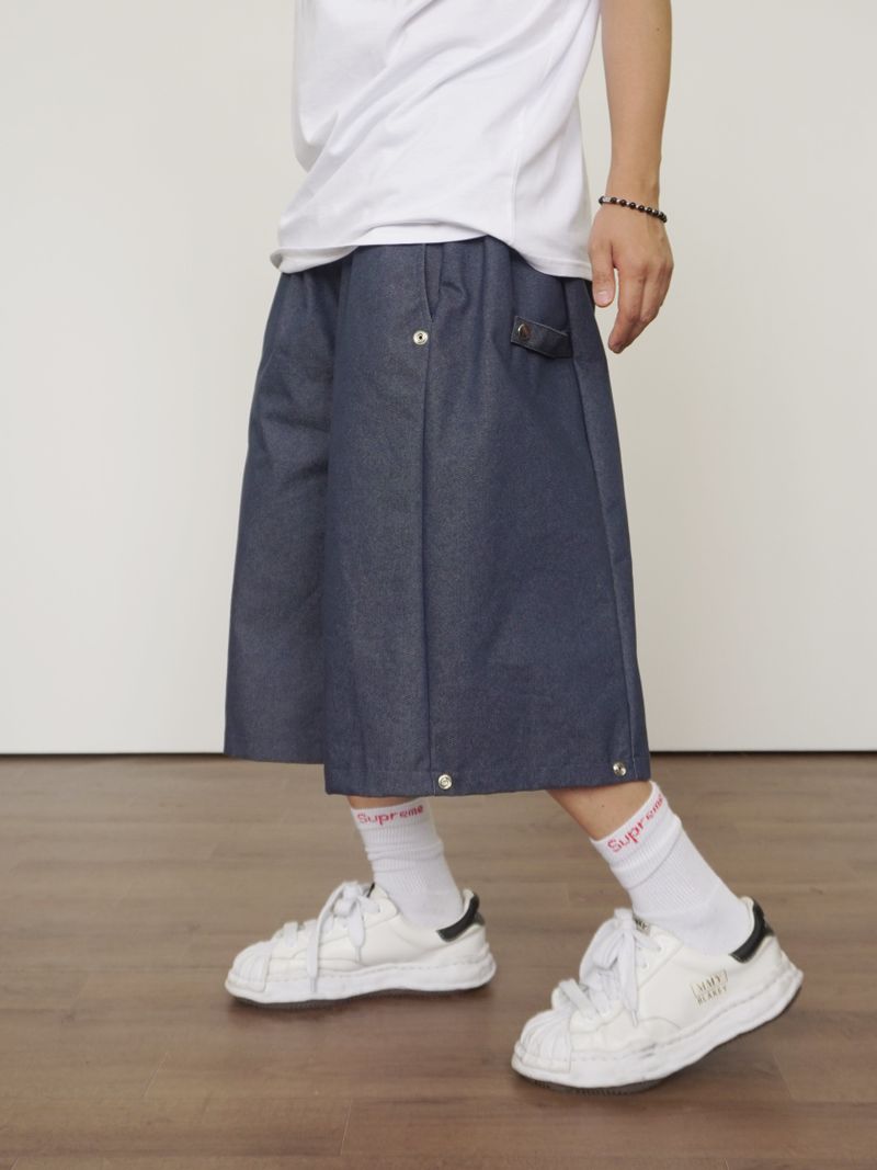 Fold Jeans 8-part Bermuda Pants 2C