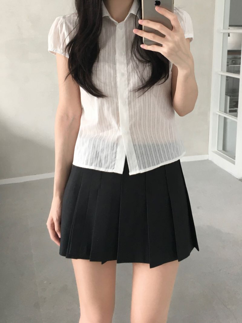 Elly Puff Blouse (2 colors)
