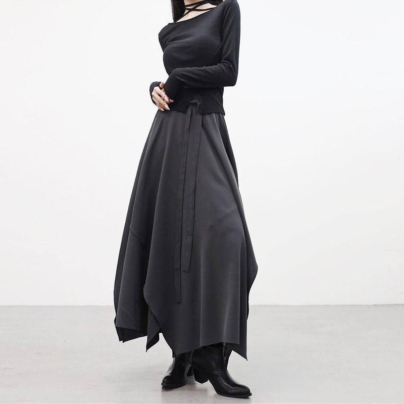Prène Flared Wrap Skirt