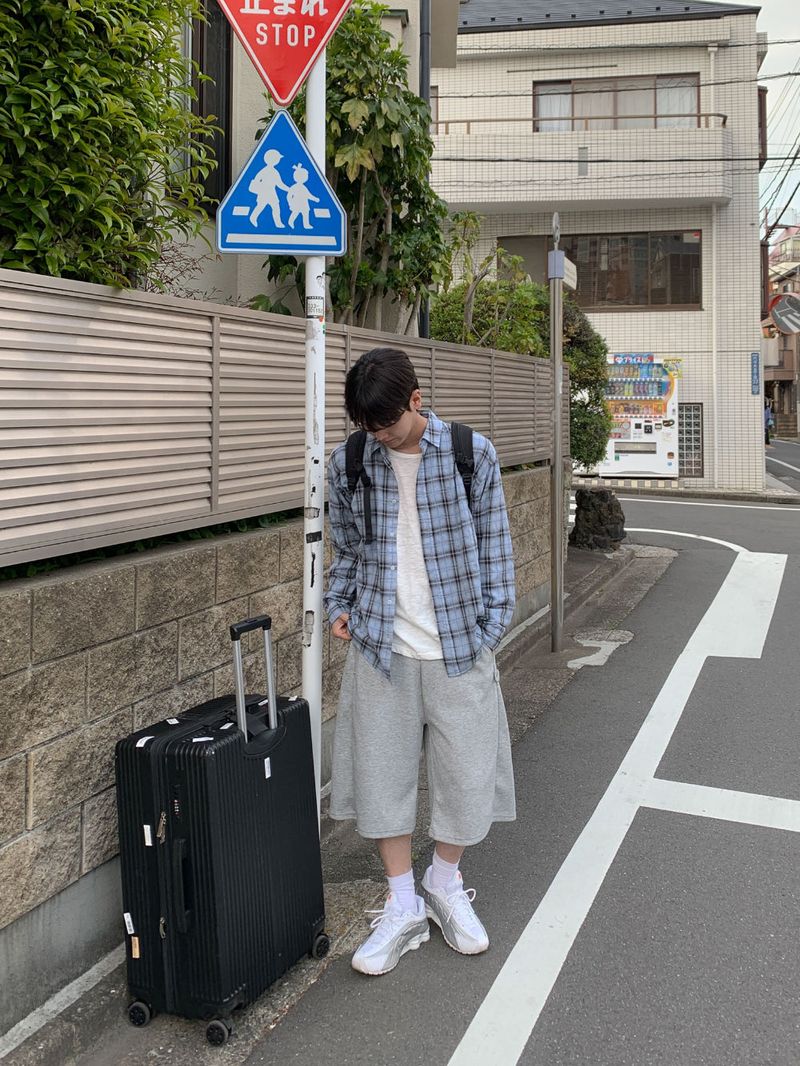 コンビニ サイドスナップ バミューダパンツ