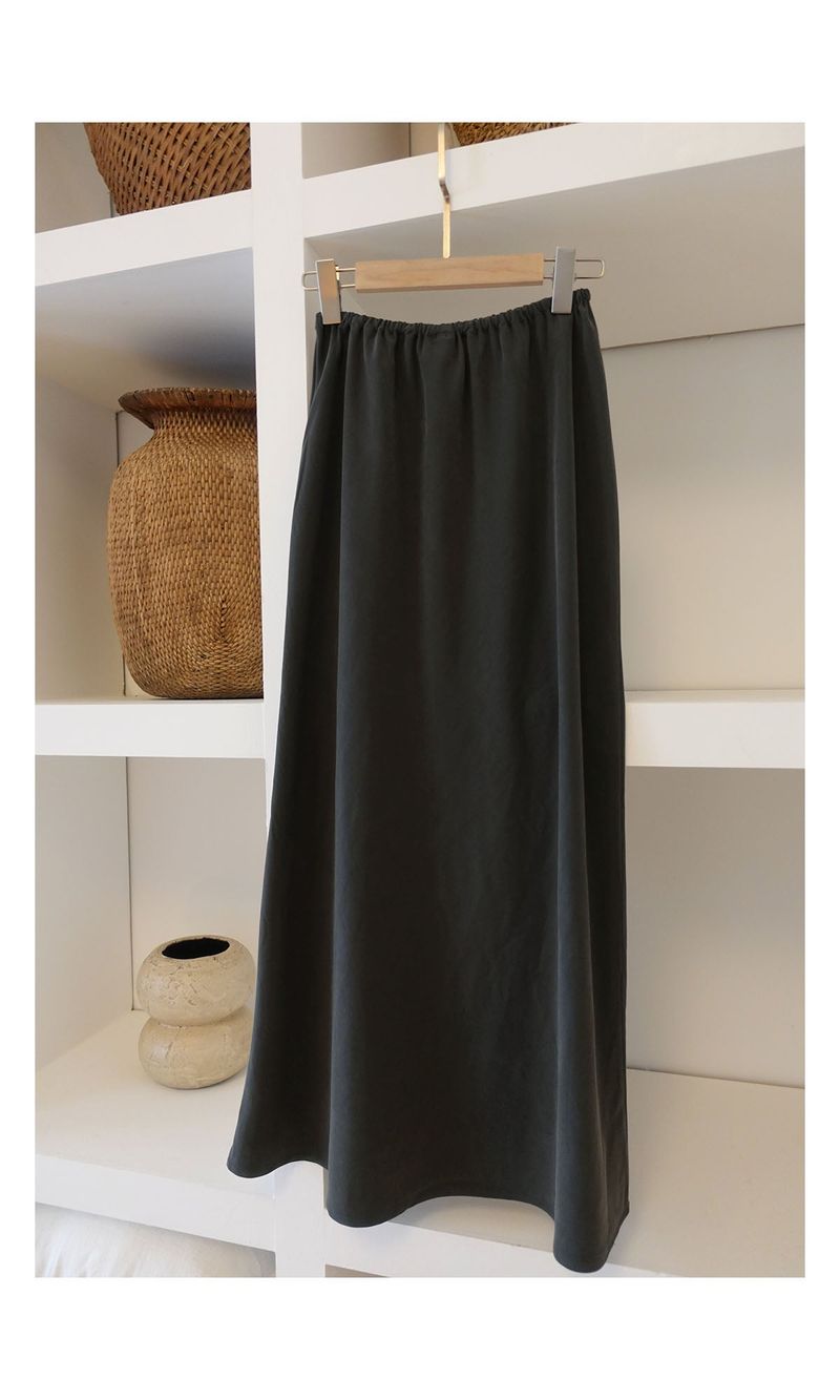 Ayla cupra maxi skirt