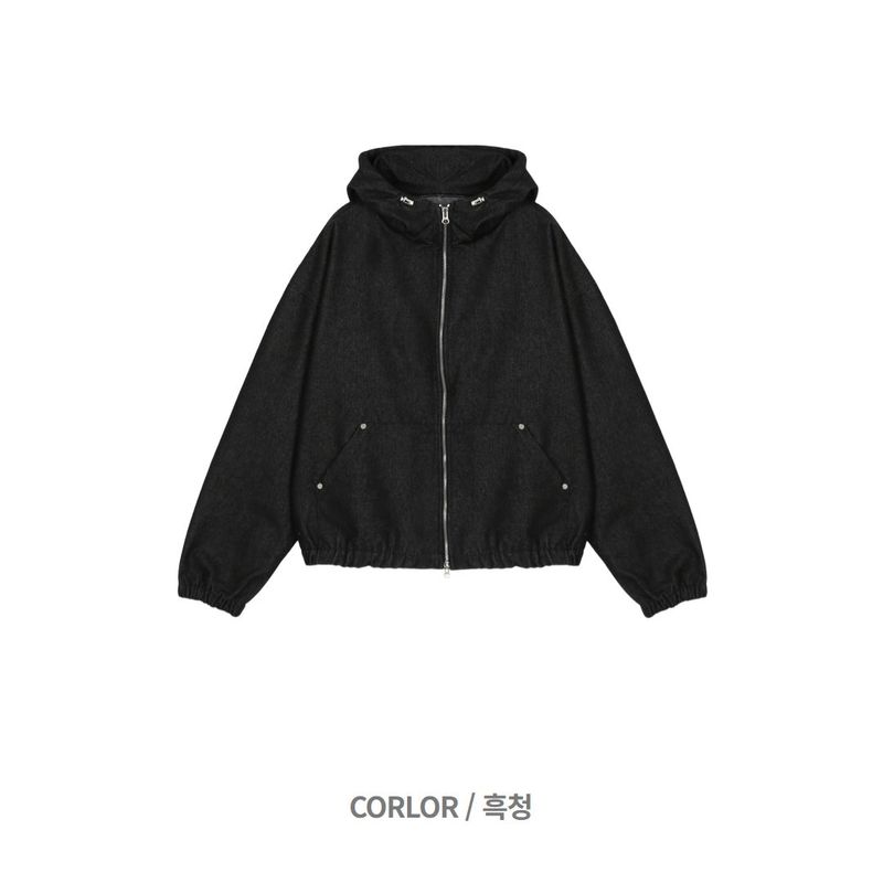 Overcast Hood Cropped Jumper (3 Colors)