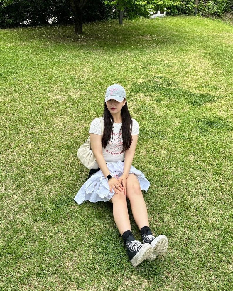 RIBON CAT DENIM BALL CAP