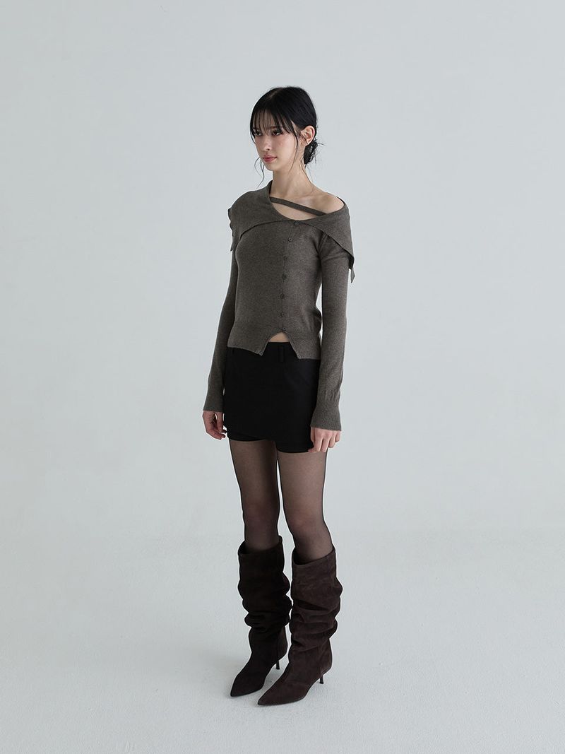 Sailor strap knit (Charcoal)
