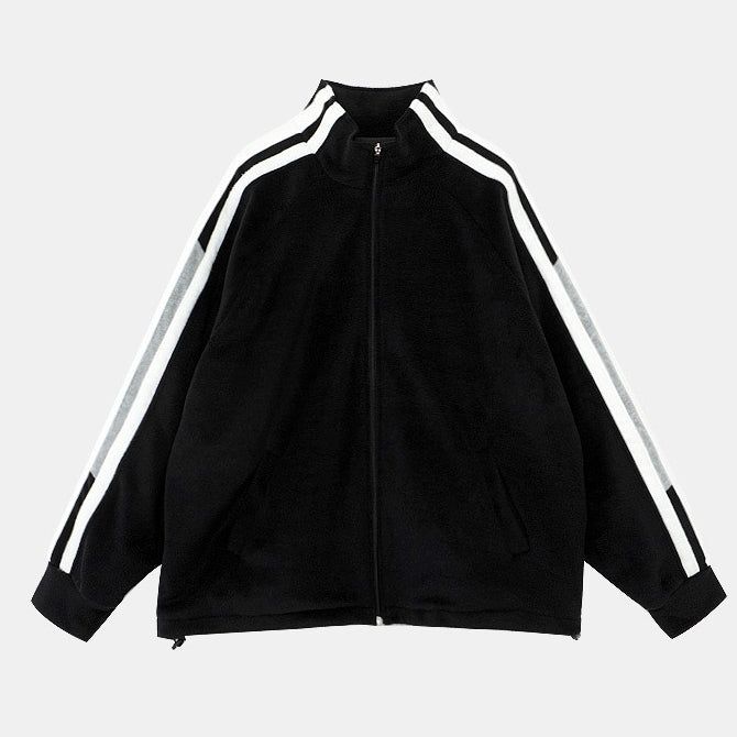 Side Track Over-fit Fleece zip-up Jacket