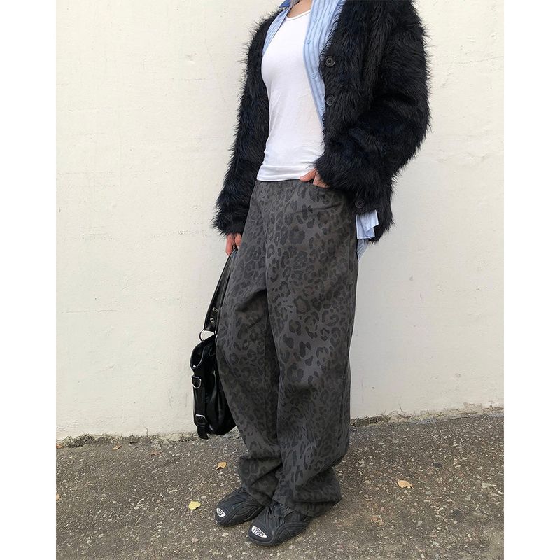 Dark Leopard Pants