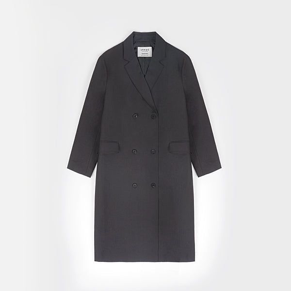 Mannish double long coat