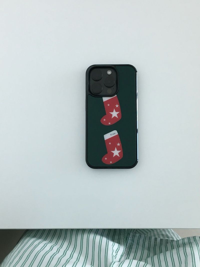 tree socks case (green) 