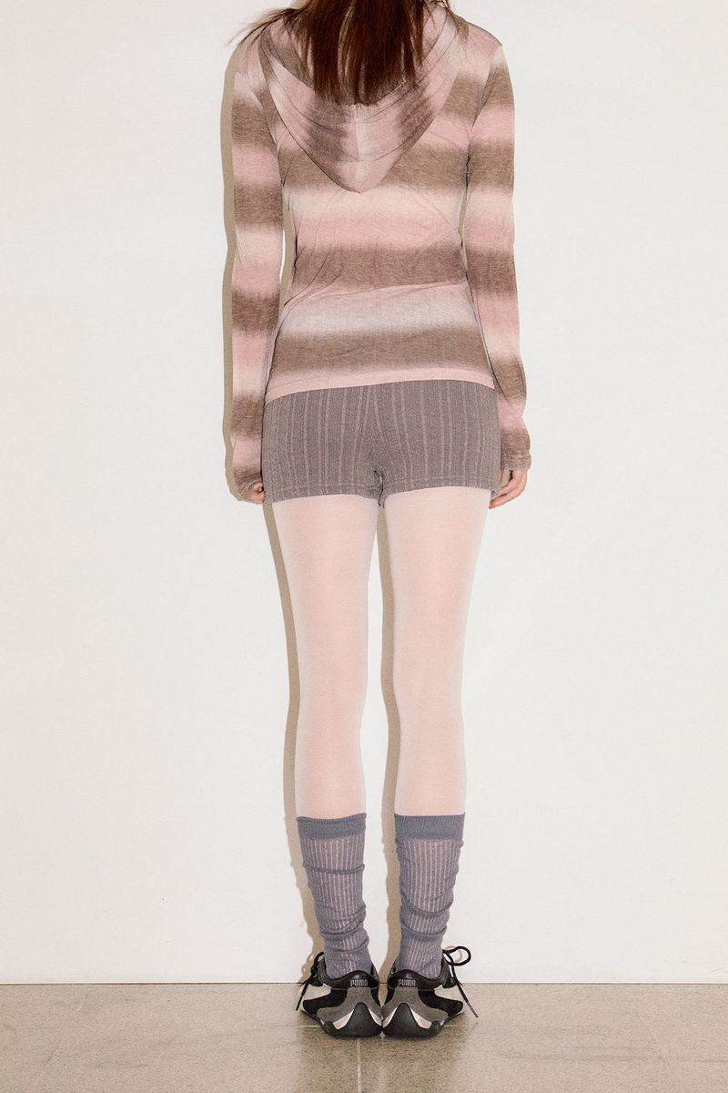 Churro ribbed short pants