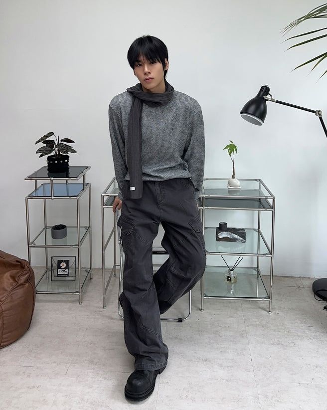 Ropel Ribbed Knit Long Sleeve