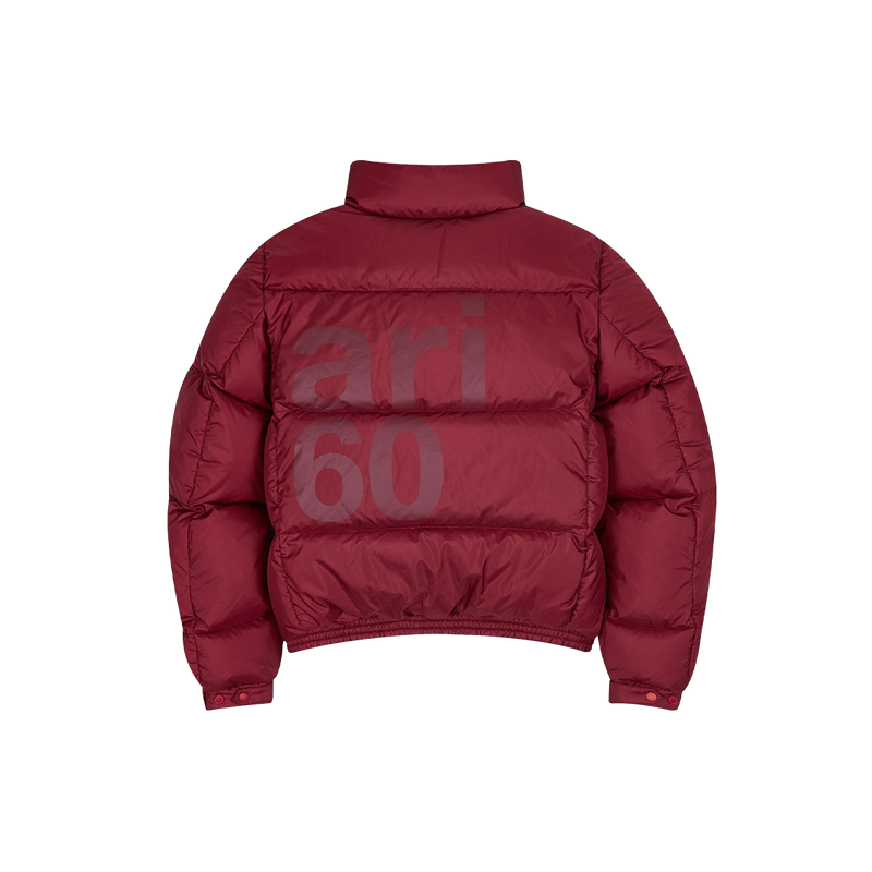 1/2 BASIC SAFARI DOWN JACKET (BURGUNDY)