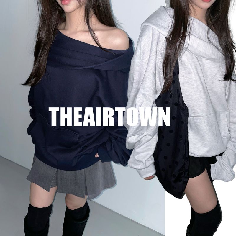 THEAIRTOWN(ザエアータウン)の「unable drape hoodie (2 color)(Tops)」