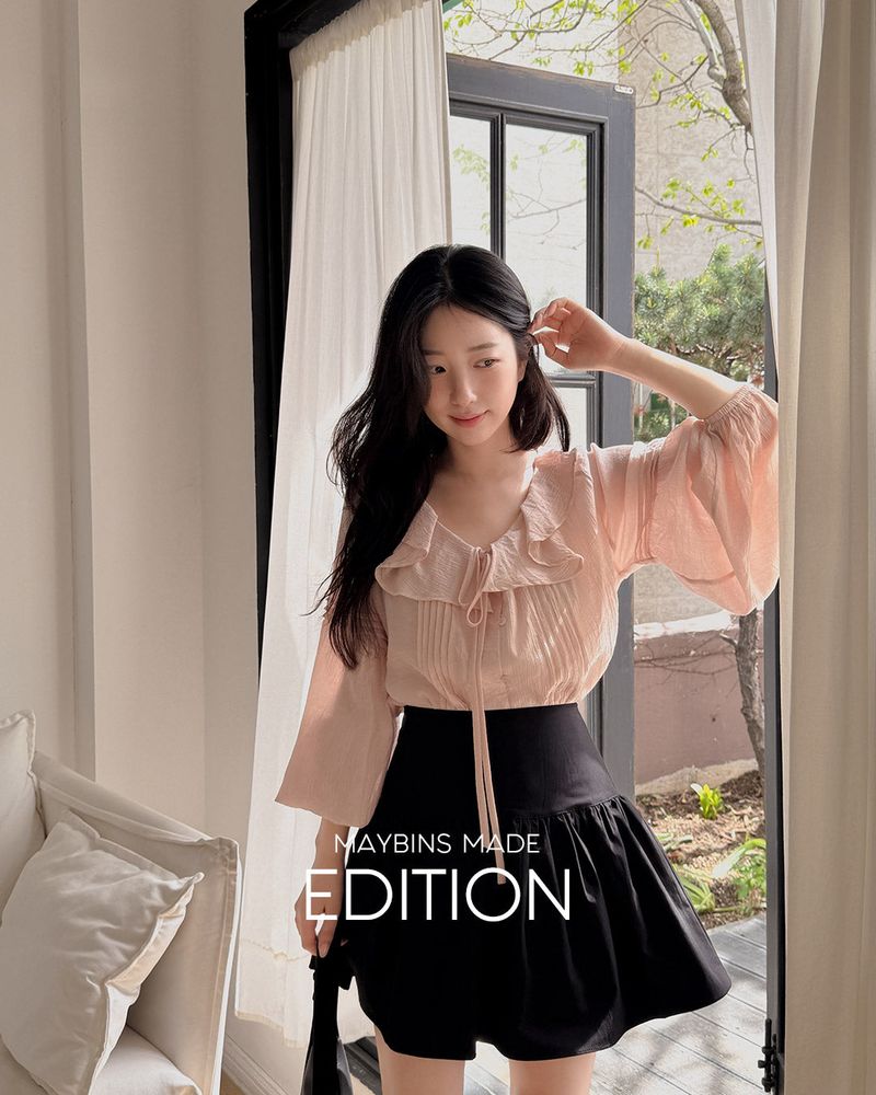[MADE] Epo frill blouse