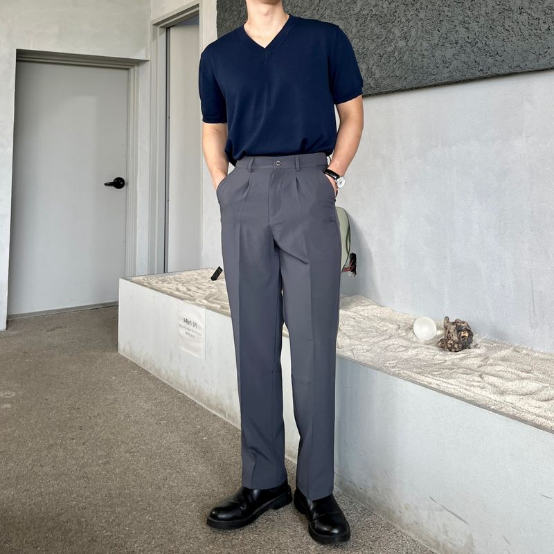 Banding Semi-Wide Slacks