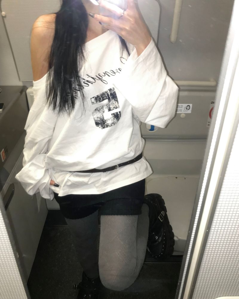 Knit skirt pants