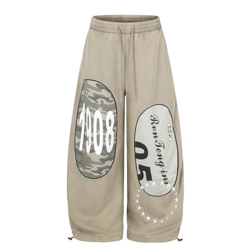 Riven Camo Patch Wide Pants