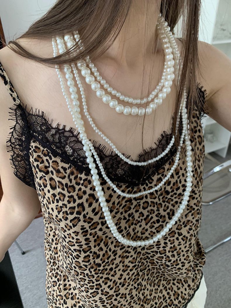 House of haus（ハウス オブ ハウス）の「[SUNMI] long layered pearl necklace（Accessories）」