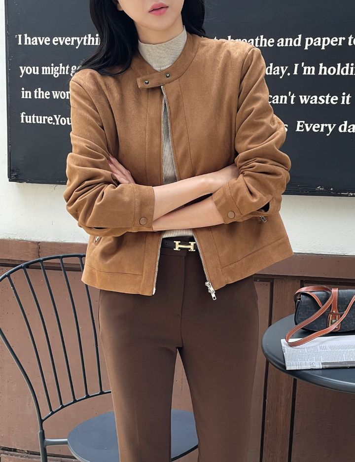 Batte Biker Suede Jacket
