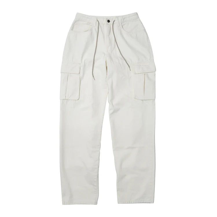 BSRABBIT(ビエスラビット)の「CARGO LOOSEFIT DENIM PANTS IVORY(Pants)」