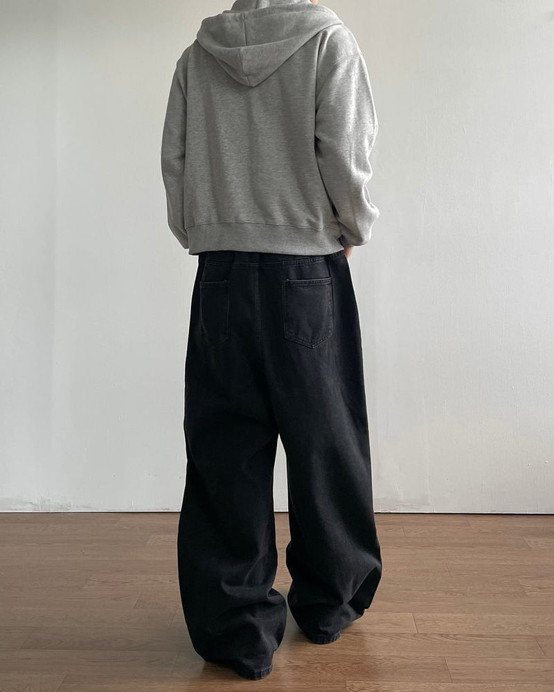 Fog Crop Hoodie Zip-UP