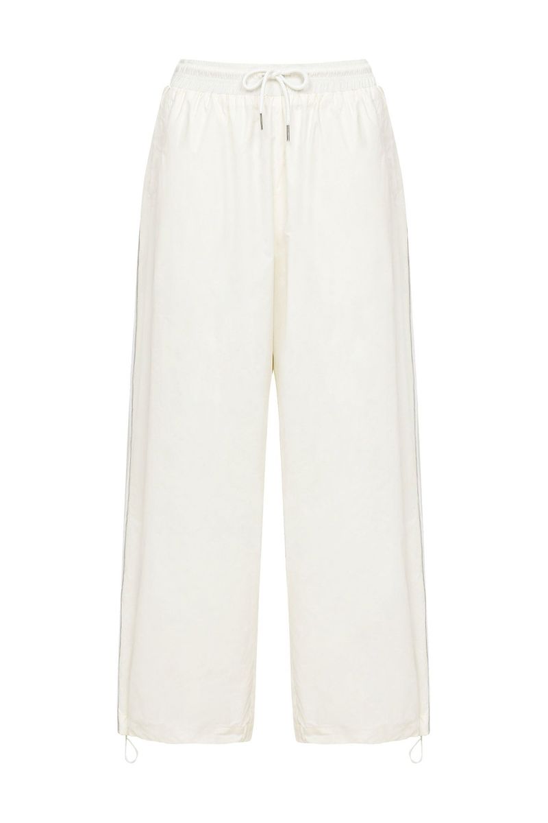 Side line track pants (ivory)
