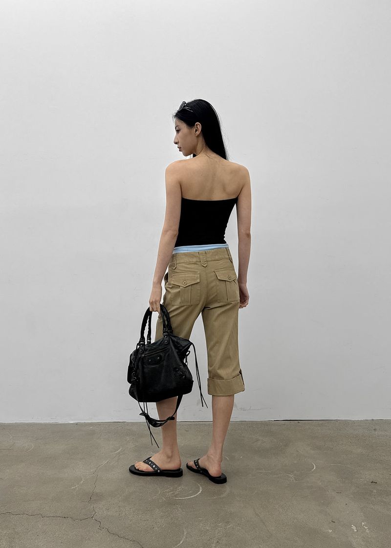 [MADE] Puven Semi Bootcut Capri Pants