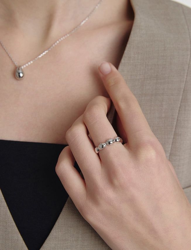 26SS★ Ice Cushion Silver (W) Ring L