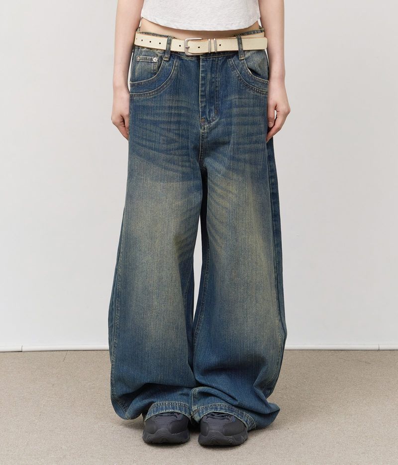 HIFIFNK(ハイファイファンク)の「Frog Slab Wide Denim(Pants)」