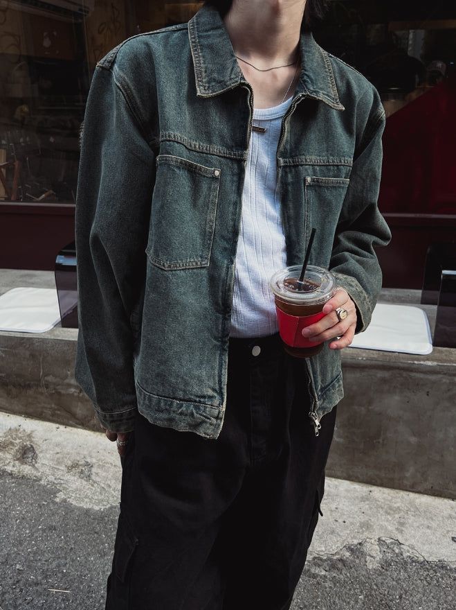 Rogers Rivet Denim Jacket